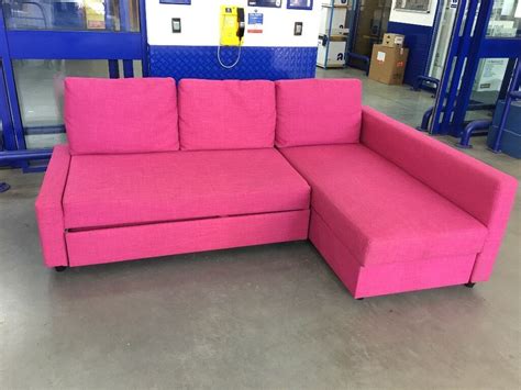 pink ikea corner sofa bed  worsley manchester gumtree
