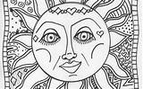 Trippy Drawing Sun Paintingvalley sketch template
