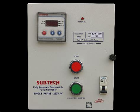single phase motor starter control panel manufacturer supplier  greater noida india
