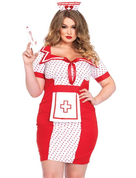 Plus Size Nurse Costume Plus Size Retro Nurse Costume Plus Size Sexy