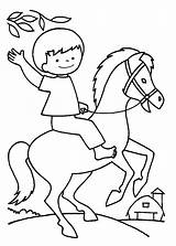 Cheval Fattoria Cavallo Dessin Coloriage Cavalli Ferme Megghy Bambino Coloriages sketch template