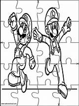 Mario Bros Puzzles Puzzle Kids Printable Cut Crafts Jigsaw Choose Board Da Super Coloring Pages sketch template