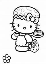 Coloring Pages Kitty Hello Papers sketch template