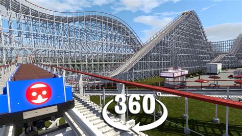Vr 360 Roller Coaster Video Of Colossus Six Flags For Virtual Reality