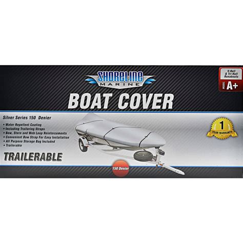 shoreline marine boat cover silver ply  buffalo gap outfitters