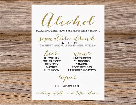 sugar queens wedding calligraphy bar menus