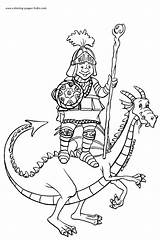 Ritter Dragons Knights Drachen Ausmalen sketch template