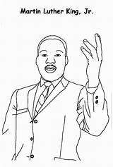 Luther Martin King Coloring Pages Jr Printable Sheet Rocks Popular sketch template