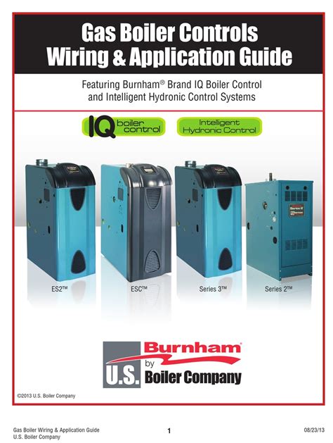boiler company burnham  series boiler wiring application manual