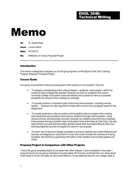 pin  lilly smith  projects   technical writing memo