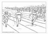 Sprint Athletics Lekkoatletyka Sportdag Kolorowanki Track Dzieci Activityvillage Hurdles sketch template