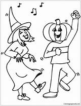 Coloring Halloween Pages Party Dancing Year Olds Kids Old Grade Draw Printable 6th Costume Hard Graders 5th Clipart Color Witch sketch template