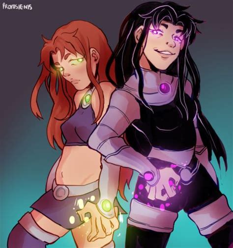 23 Best Teen Titans Starfire And Blackfire Images On