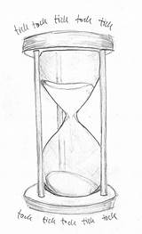 Sand Timer Drawing Paintingvalley Drawings sketch template
