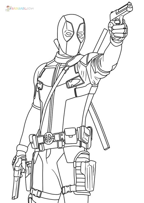 images  deadpool coloring pages