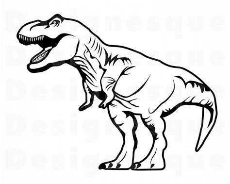 rex svg trex svg dinosaur svg  rex clipart  rex files etsy