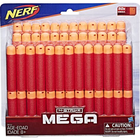 nerf  strike mega dart refill  pack  darts ages