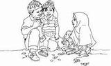 Zakat Clipart Colouring Coloring Muslim Pages Kids Clipground Islam sketch template
