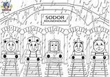 Coloring Thomas Friends Pages Train Tank Engine Kids Color Print Sheet Gordon Printable Percy Colouring Characters Children Simple James Clipart sketch template