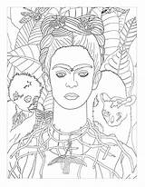 Masterpieces Frida Benton Khalo Uconn sketch template