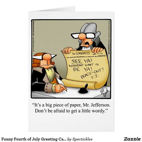 Funny Fourth Of July Greeting Card Funny Holiday Cards