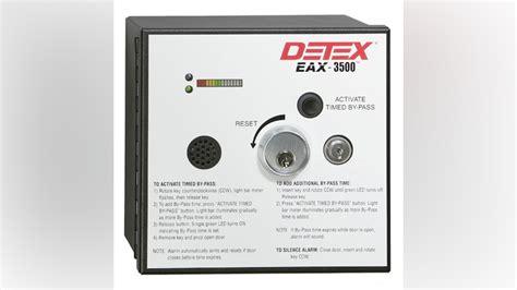 detex eax  door alarm locksmith ledger