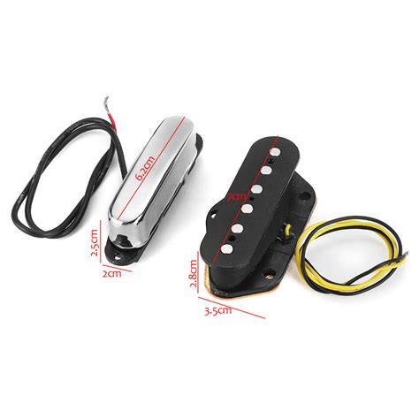 wired neck bridge pickup replacement  tele electric guitar pickup set tools