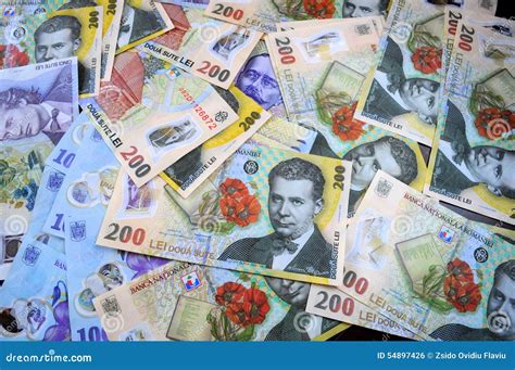 roemeens geld stock foto image  bankbiljetten commercieel
