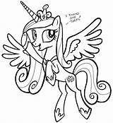 Pony Coloring Little Pages Cadence Princess Shining Heart Flurry Armor Library Clipart Cadance Printable Coloriage Print Clip Related Colorir Para sketch template