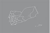Yemen Border sketch template