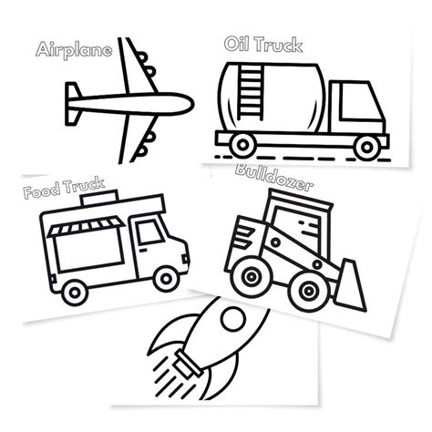printable vehicles coloring pages  toddlers coloring sheets  kids