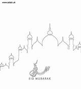 Adabi Ramadan sketch template