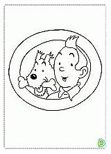Coloring Tintin Dinokids Pages sketch template