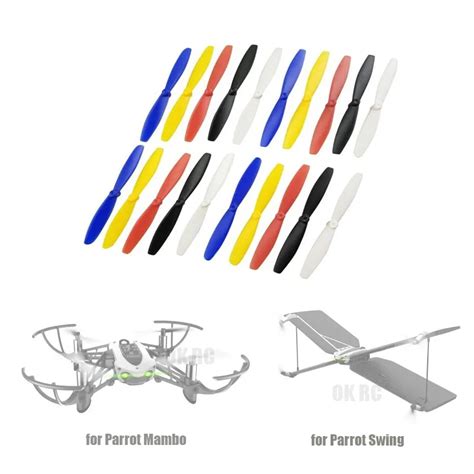 colorful propeller  parrot mini drone parrot mambo propeller parrot swing propeller cw ccw