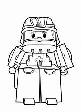 Poli Robocar Coloring Pages Children Kids Characters sketch template
