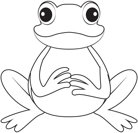 frog template  kids