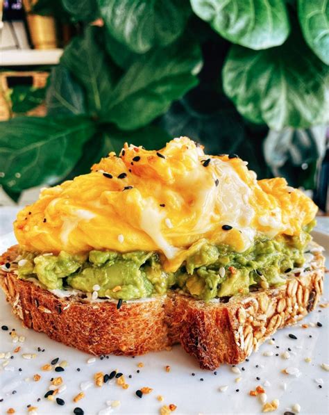 loaded avocado toast  soft scrambled eggs recipes