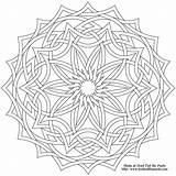 Coloring Pages Mandala Transparent High Resolution Lines Color Celtic Printable Intricate Grid Book Adult Designs Geometry Sacred Knot Mandalas Format sketch template