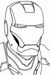 Pintar Mascara Ironman Head Vingadores Colorea Hulk Frikinerd Tus Mn sketch template