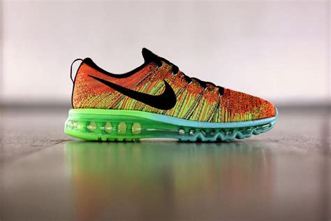 colorful nike flyknit max  date sole collector