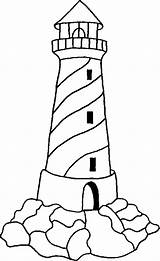 Lighthouse Outline Clipart Clip sketch template