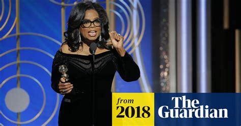 Oprah Winfrey S Golden Globes Speech The Full Text Film The Guardian