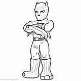 Panther Funko Avengers Superheroes sketch template
