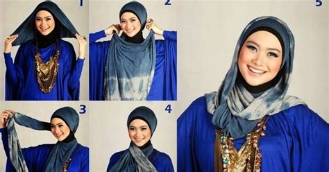 35 cara memakai jilbab pashmina simple kreasi terbaru 2017