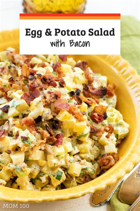 Egg And Potato Salad With Bacon Recipe — The Mom 100