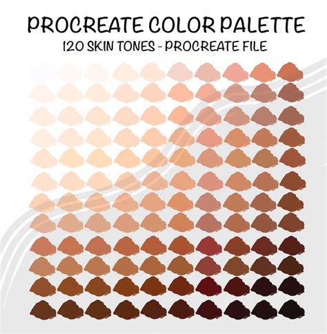 skin color palette procreate