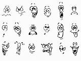 Expressions Happy sketch template