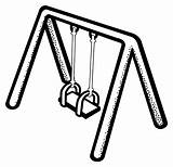 Swing Clipart Playground Swings Printable Clip School Cliparts Transparent Library Medium Background Webstockreview sketch template
