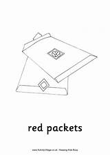 Colouring Red Packets Chinese Year Pages Money Lucky Envelopes Become Member Log Activityvillage sketch template