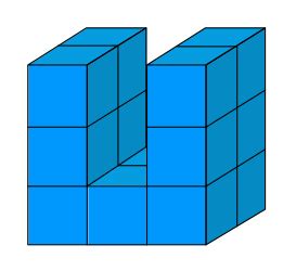 lesson measuring volume  unit cubes nagwa